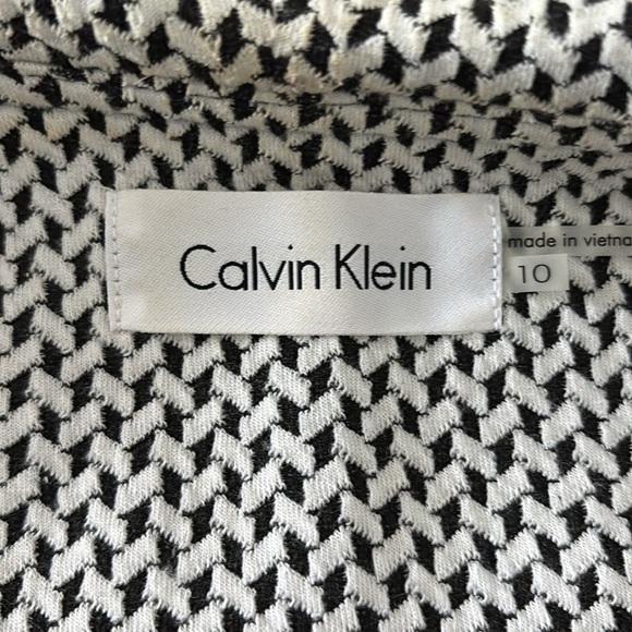 Women's Calvin Klein Black and White Jacket - Picture 5 of 9